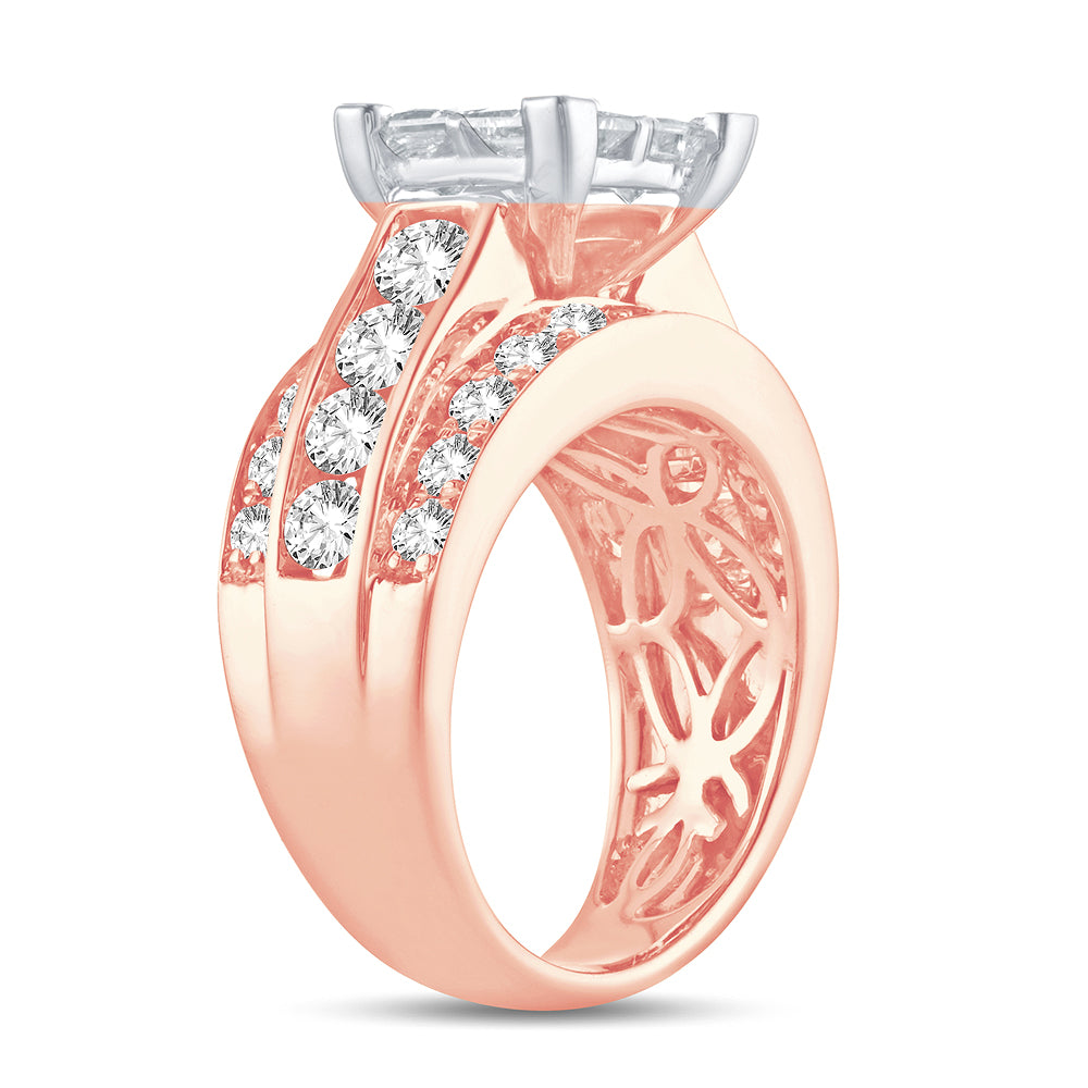 3.50 ct Diamond Ring in 14K Gold