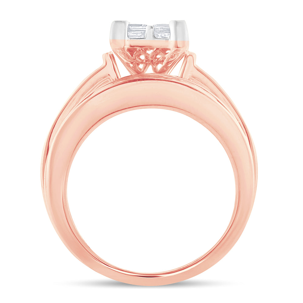 2.00 ct Diamond Bridal Ring in 14K Gold