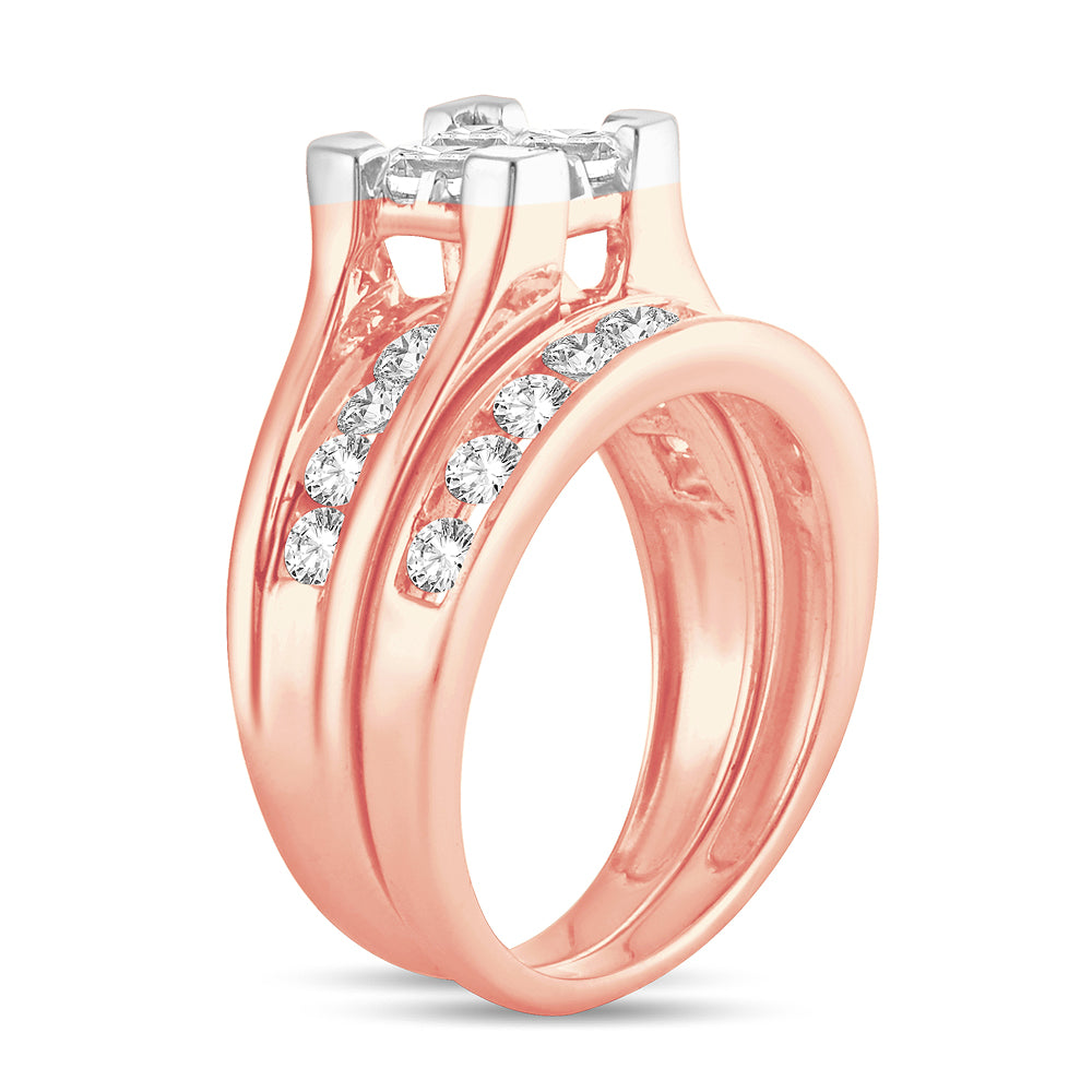1.50 ct Diamond Bridal Ring in 14K Gold