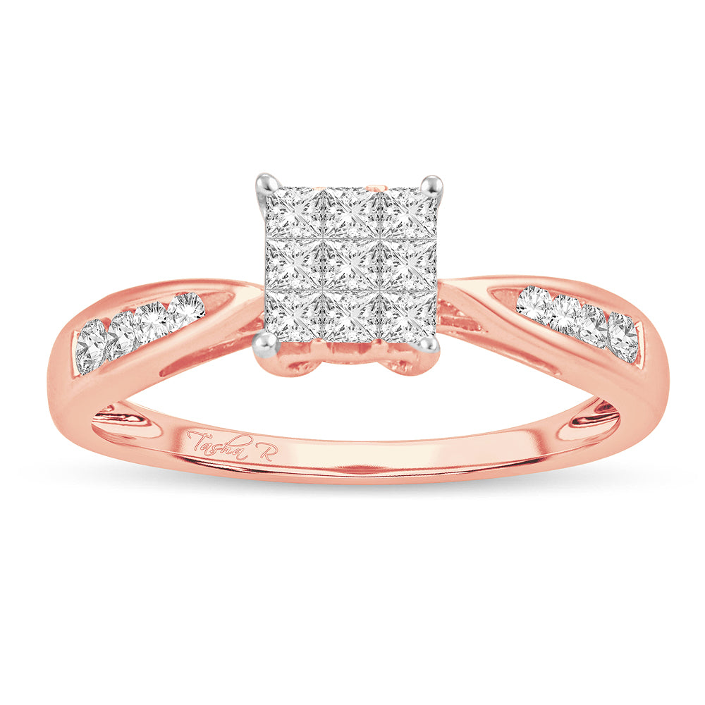 0.40 ct Diamond Promise Ring in 14K Gold