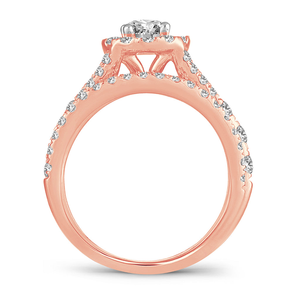 2.00 ct Diamond Bridal Ring in 14K Gold