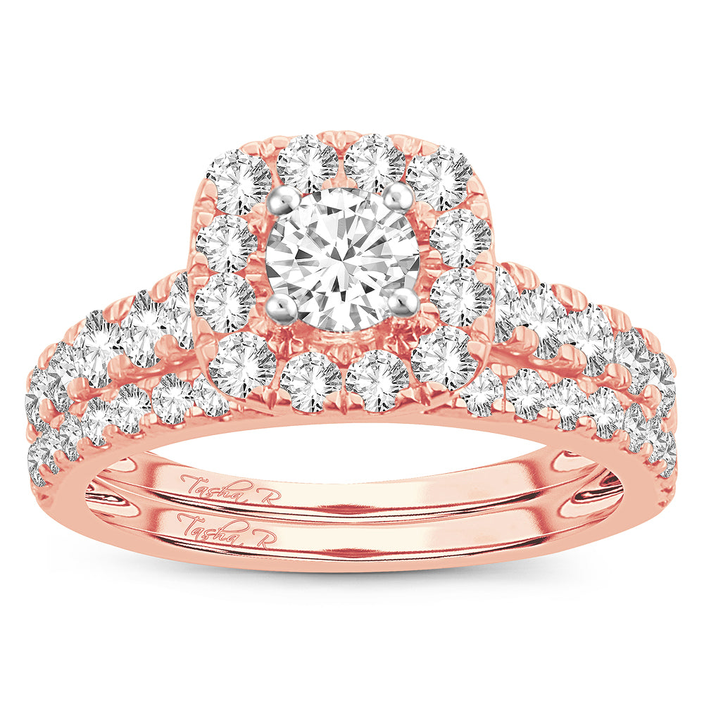 2.00 ct Diamond Bridal Ring in 14K Gold