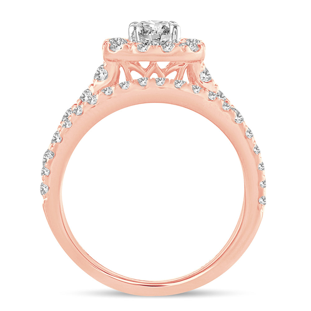 2.00 ct Diamond Bridal Ring in 14K Gold