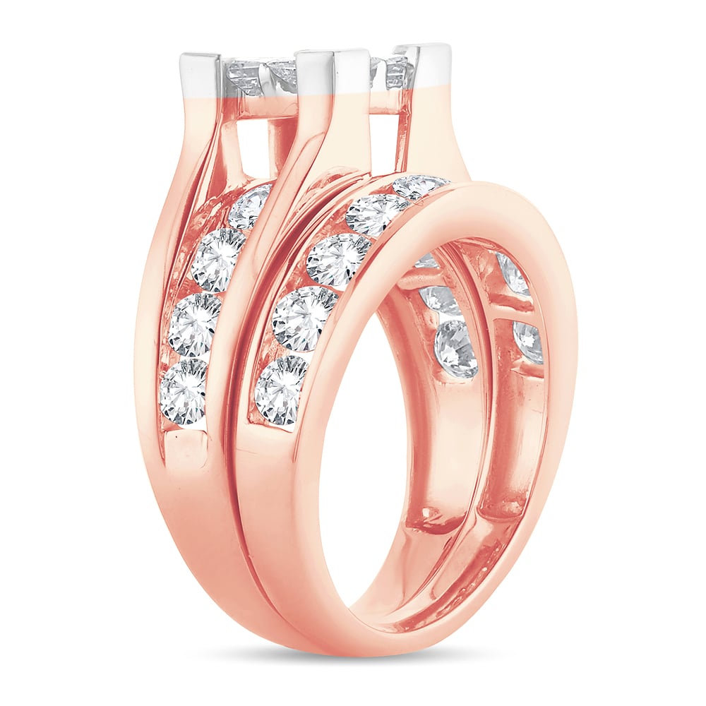 1.00 ct Diamond Bridal Ring in 14K Gold
