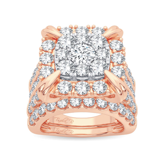 5.25 ct Diamond Bridal Ring in 14K Gold