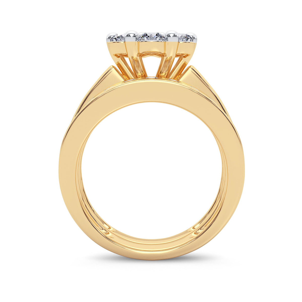 2.00 ct Diamond Bridal Ring in 14K Gold