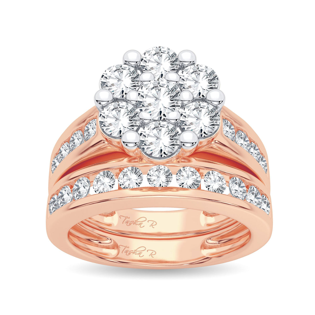 2.00 ct Diamond Bridal Ring in 14K Gold