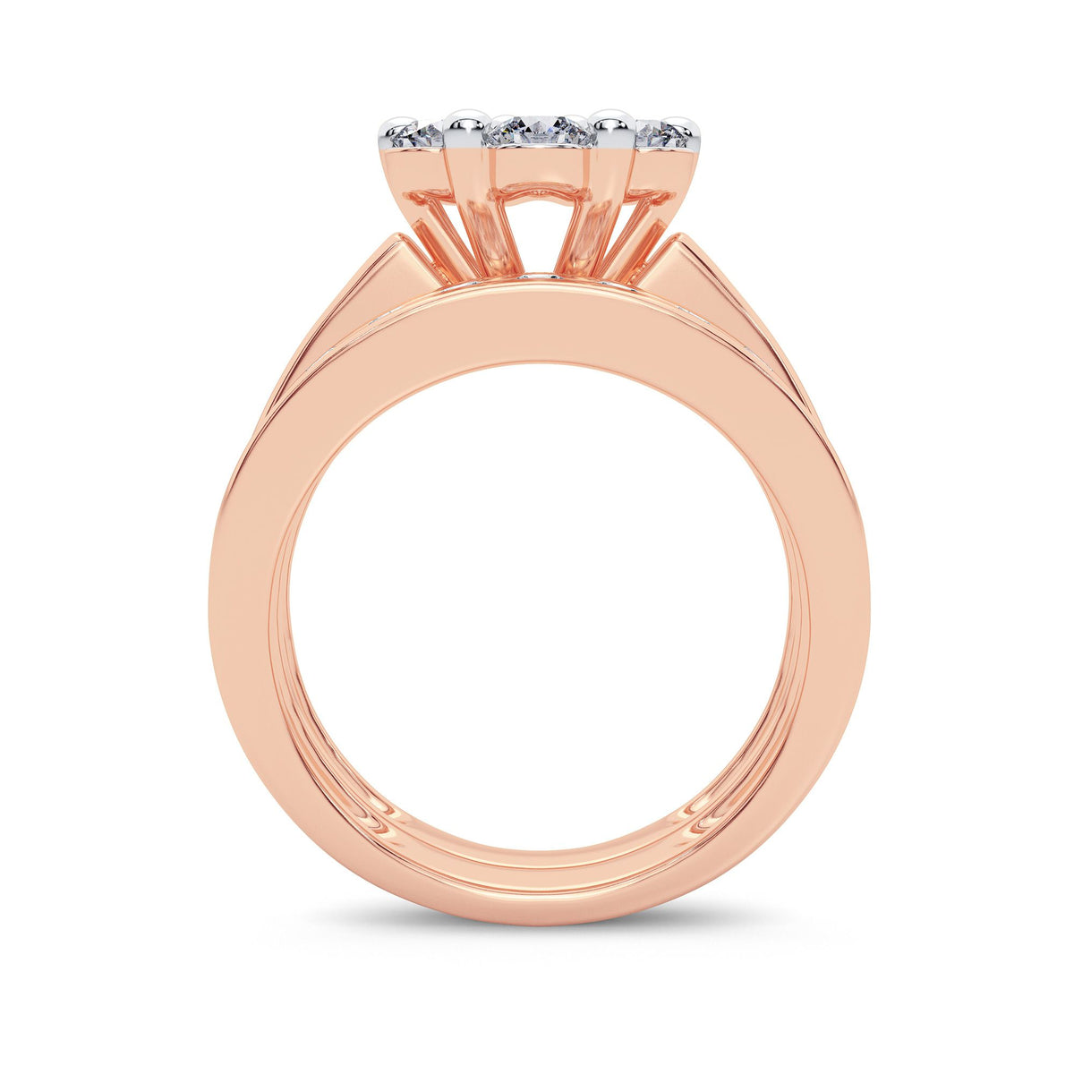 2.00 ct Diamond Bridal Ring in 14K Gold