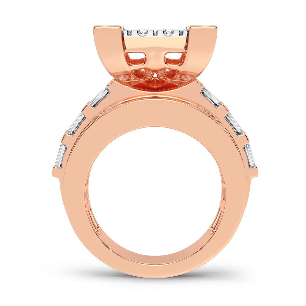 3.90 ct Men's Diamond Ring in 10K Gold