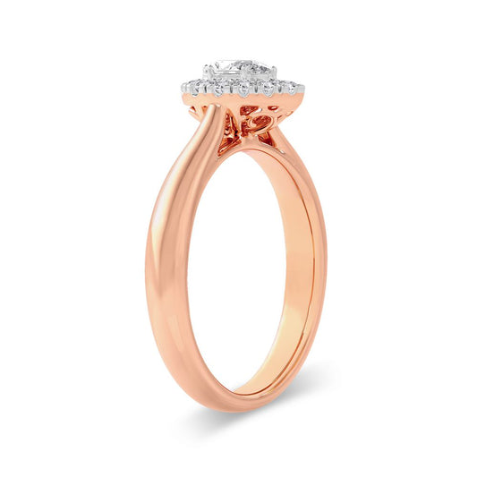 0.33 ct Diamond Promise Ring in 14K Gold