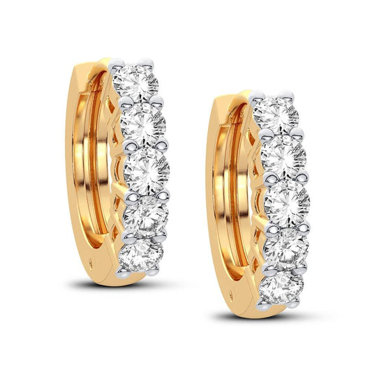 0.27 ct Diamond Earrings in 14K Gold