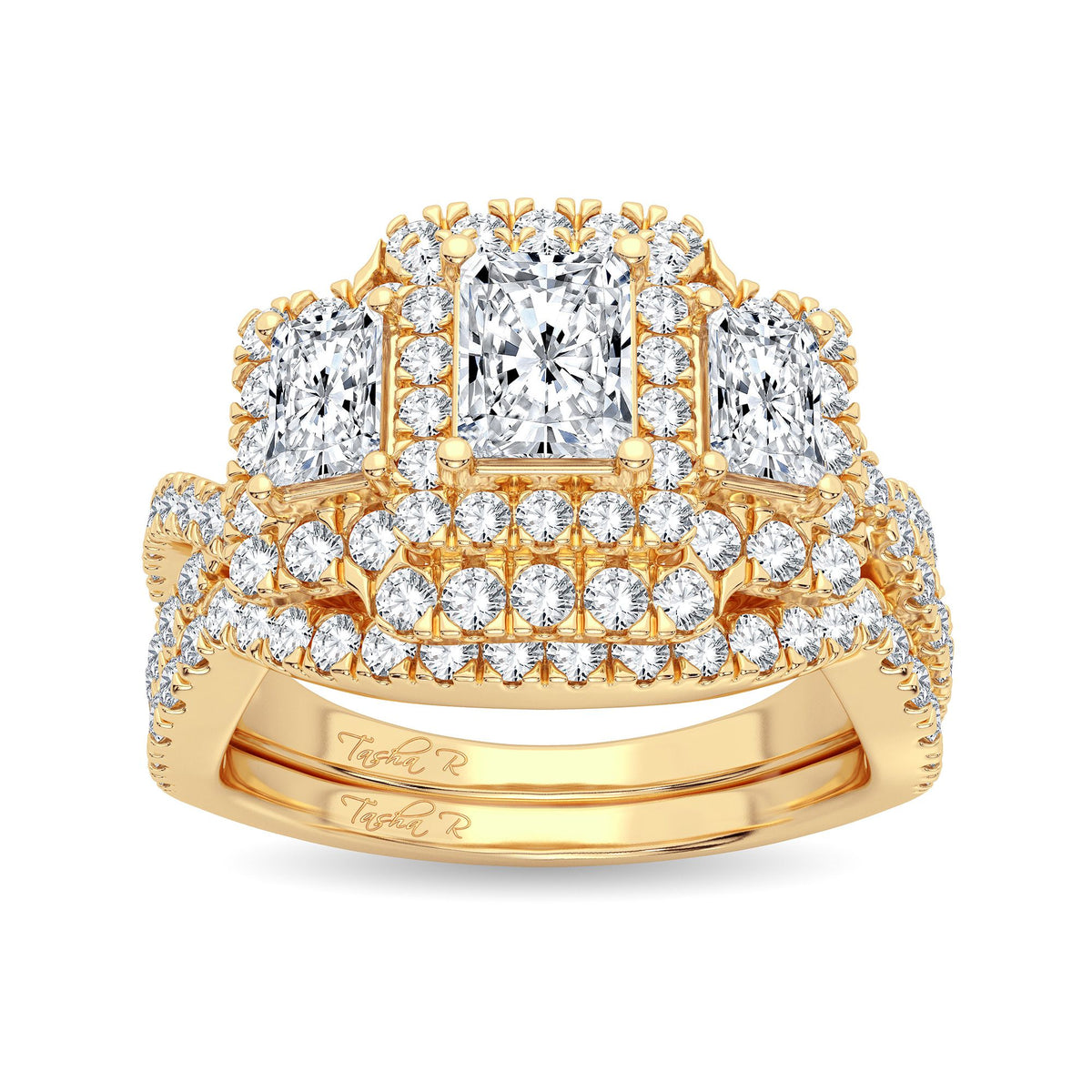 2.00 ct Diamond Bridal Ring in 14K Gold