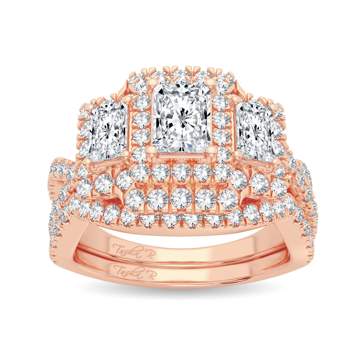 2.00 ct Diamond Bridal Ring in 14K Gold