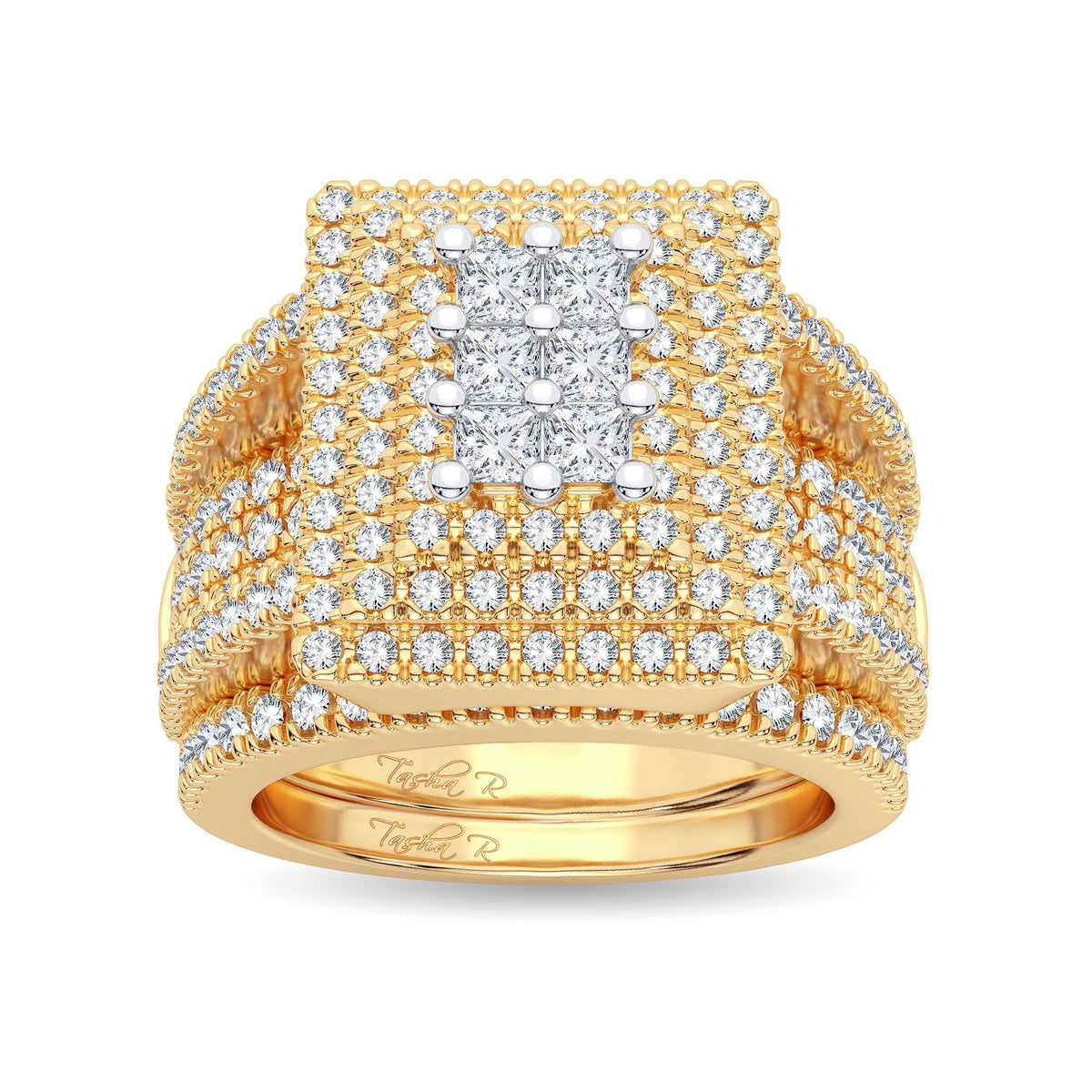 2.00 ct Diamond Bridal Ring in 14K Gold
