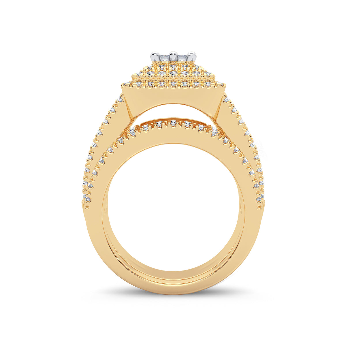 2.00 ct Diamond Bridal Ring in 14K Gold