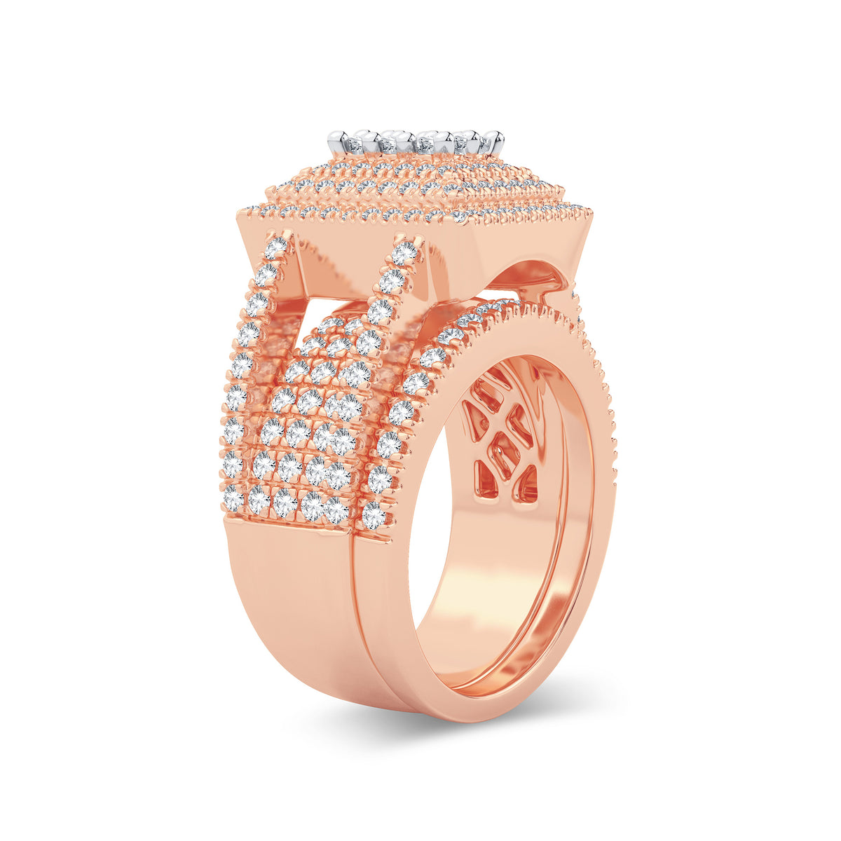 2.00 ct Diamond Bridal Ring in 14K Gold