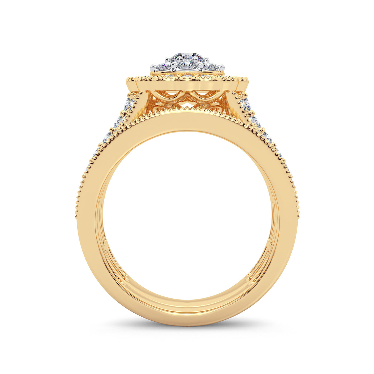 2.00 ct Diamond Bridal Ring in 14K Gold