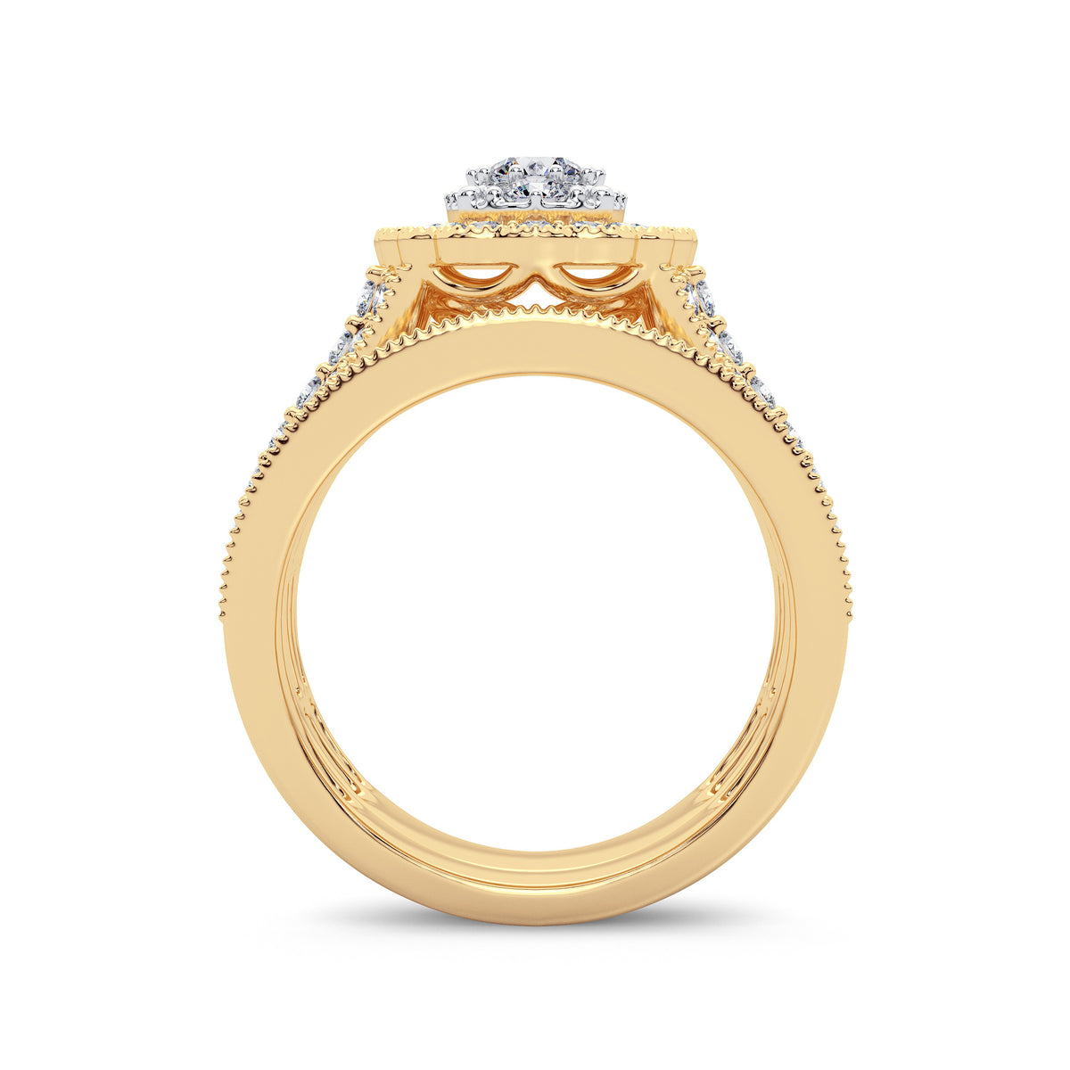 2.00 ct Diamond Bridal Ring in 14K Gold