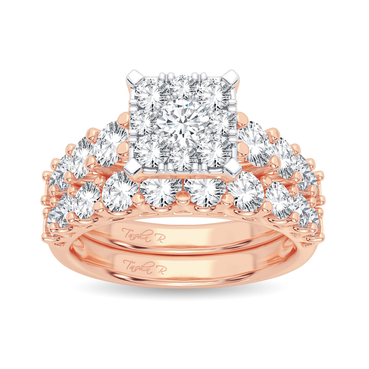 2.00 ct Diamond Bridal Ring in 14K Gold
