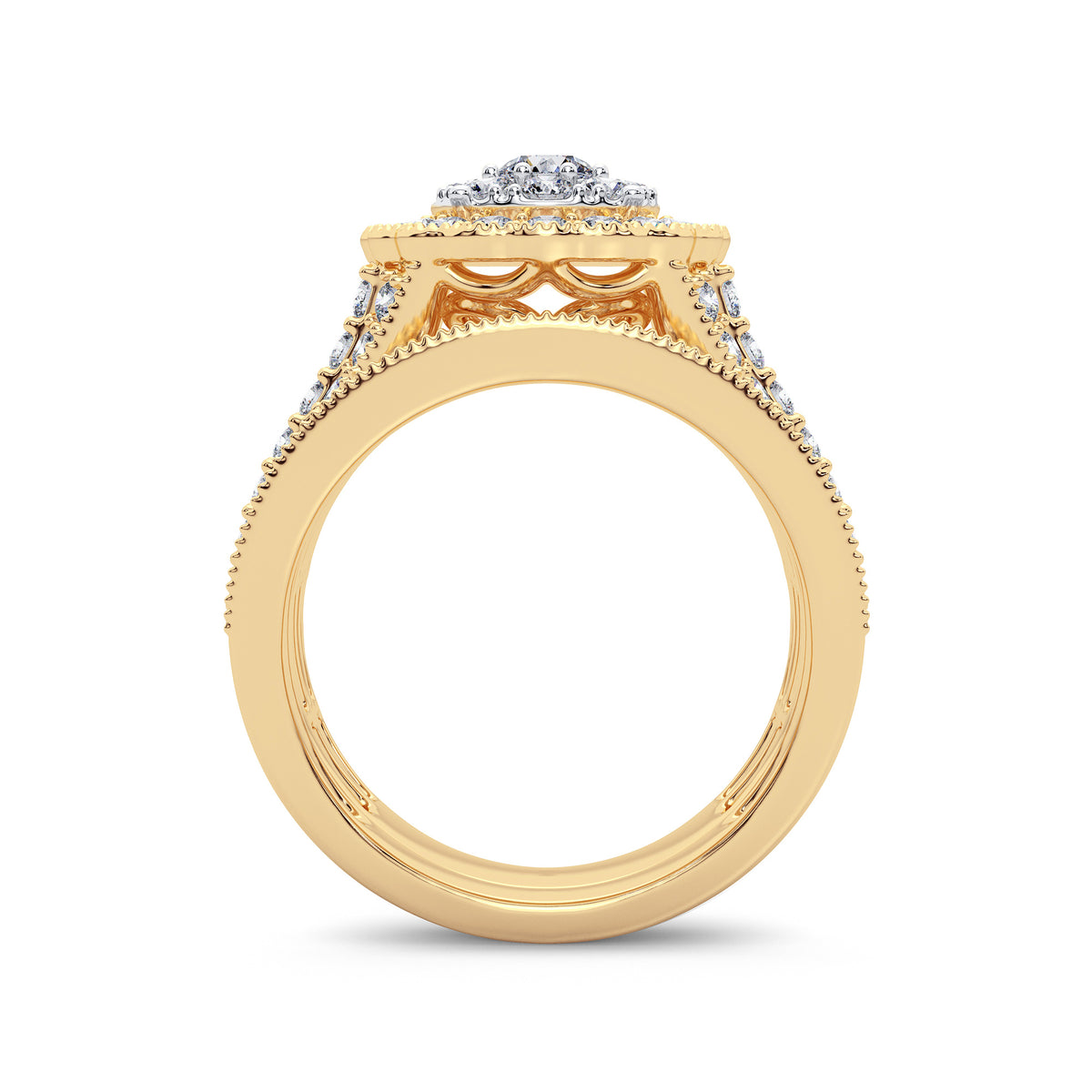 2.00 ct Diamond Bridal Ring in 14K Gold