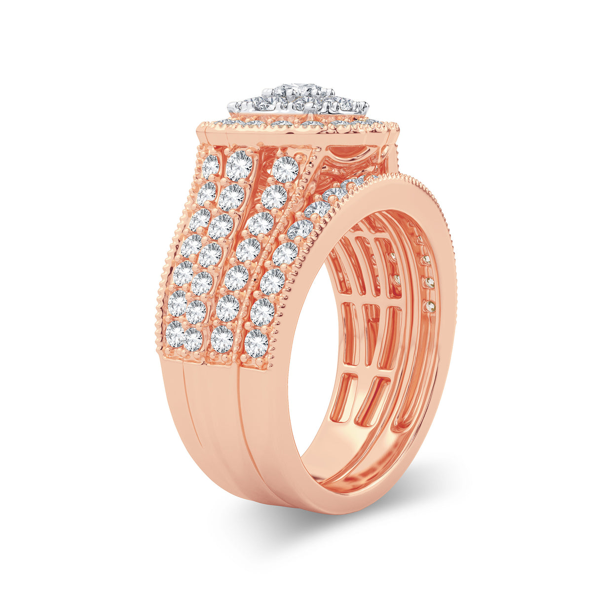 2.00 ct Diamond Bridal Ring in 14K Gold