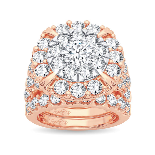 5.00 ct Diamond Bridal Ring in 14K Gold
