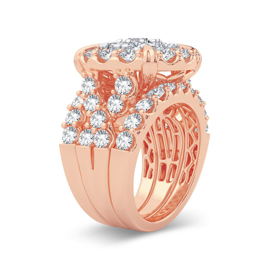 5.00 ct Diamond Bridal Ring in 14K Gold