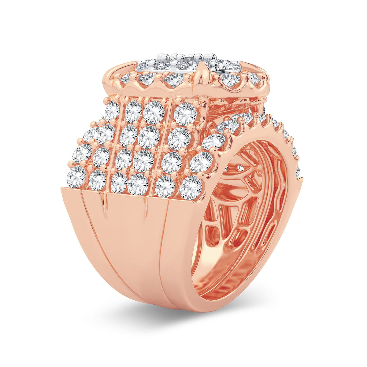 5.00 ct Diamond Bridal Ring in 14K Gold