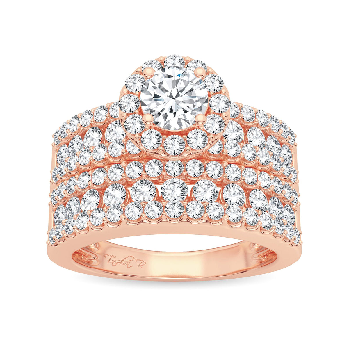 2.00 ct Diamond Bridal Ring in 14K Gold