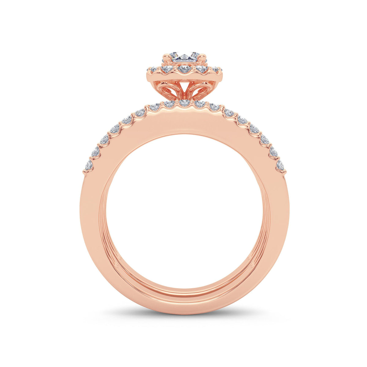 2.00 ct Diamond Bridal Ring in 14K Gold