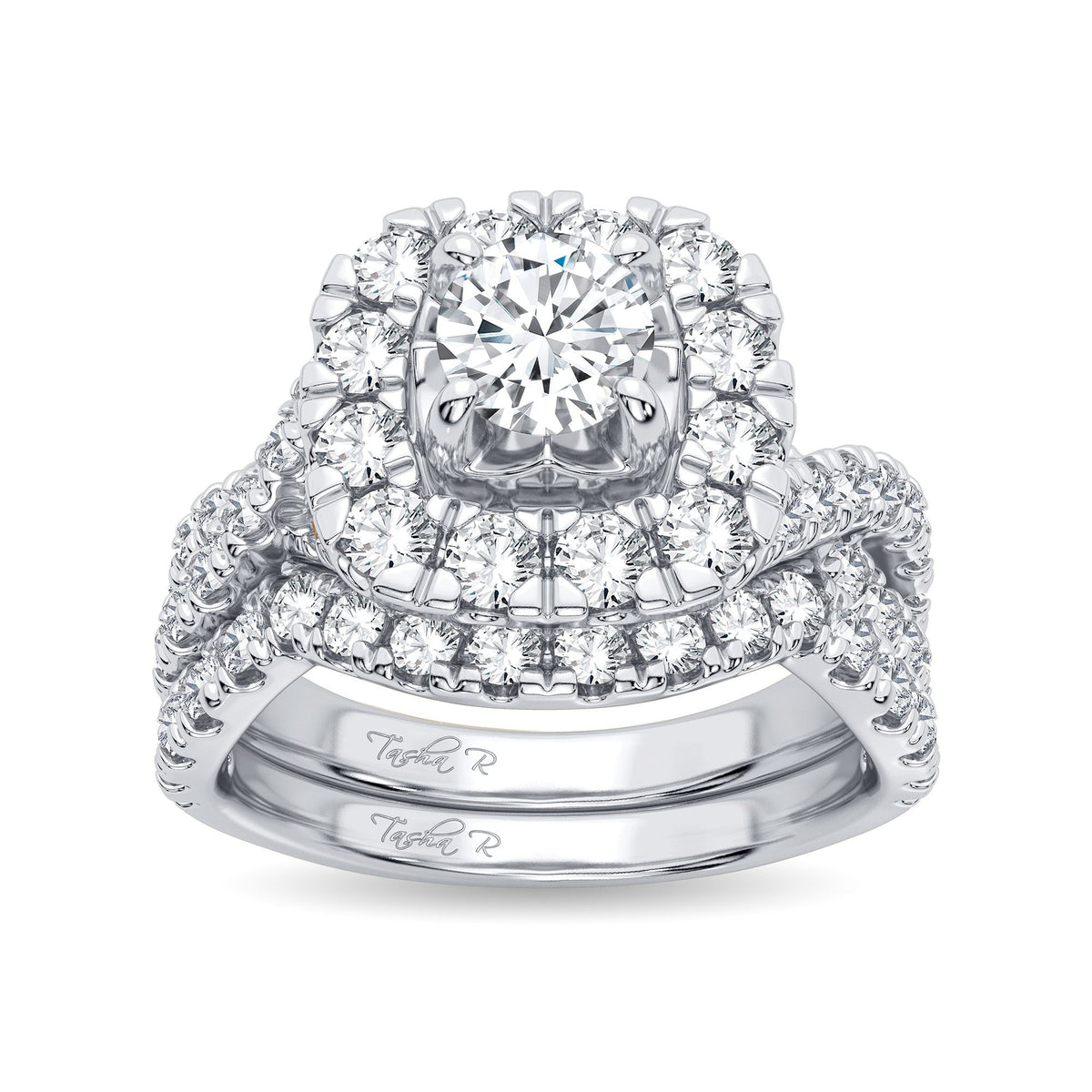 2.00 ct Diamond Bridal Ring in 14K Gold
