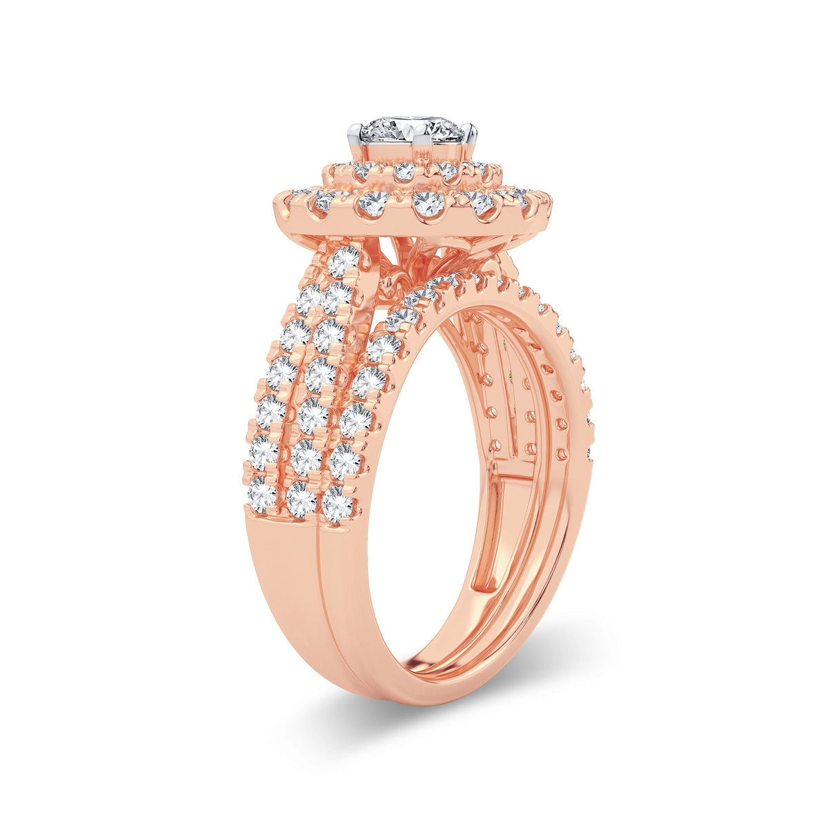 2.00 ct Diamond Bridal Ring in 14K Gold
