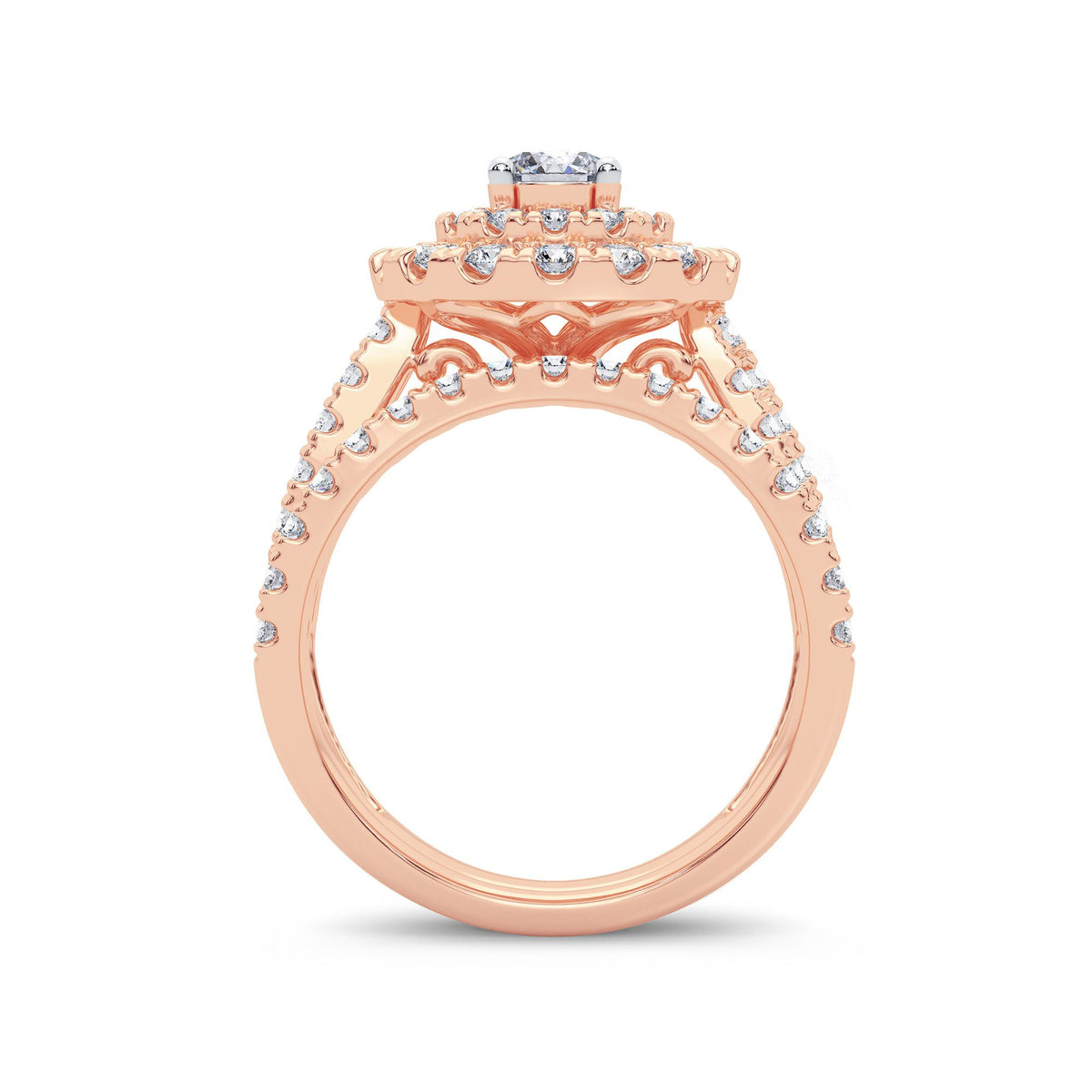 2.00 ct Diamond Bridal Ring in 14K Gold