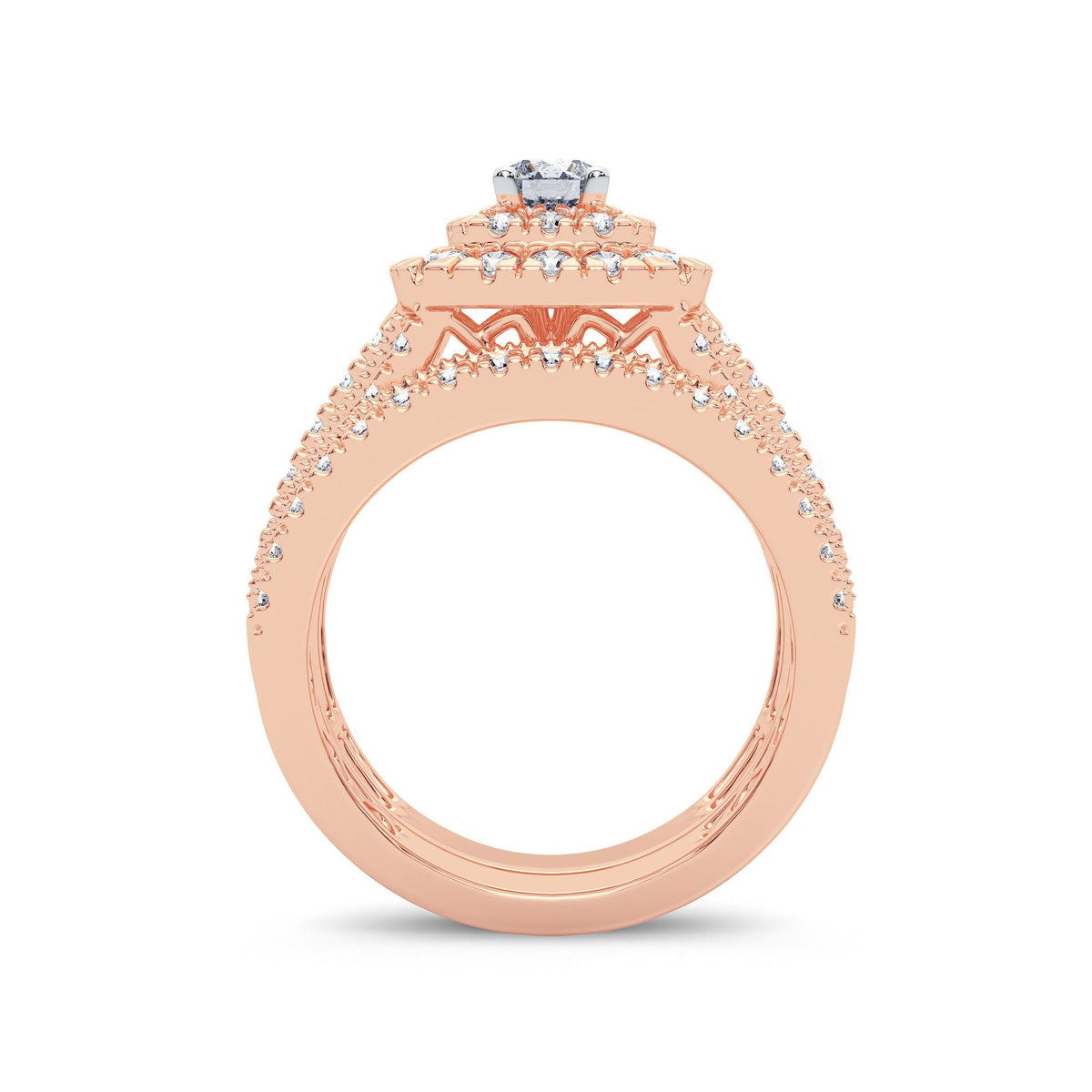 2.00 ct Diamond Bridal Ring in 14K Gold