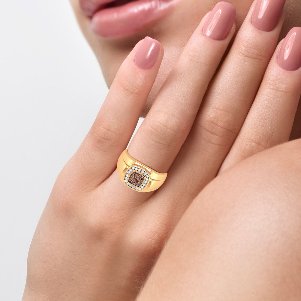 0.50 ct Men's Diamond Ring in 14K Gold
