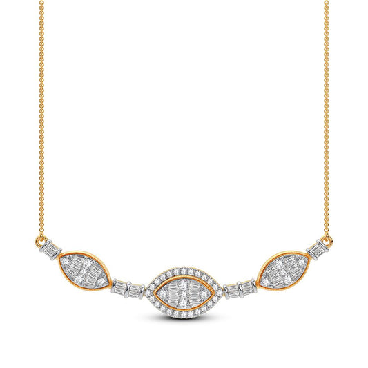 0.90 ct Diamond Necklace in 14K Gold