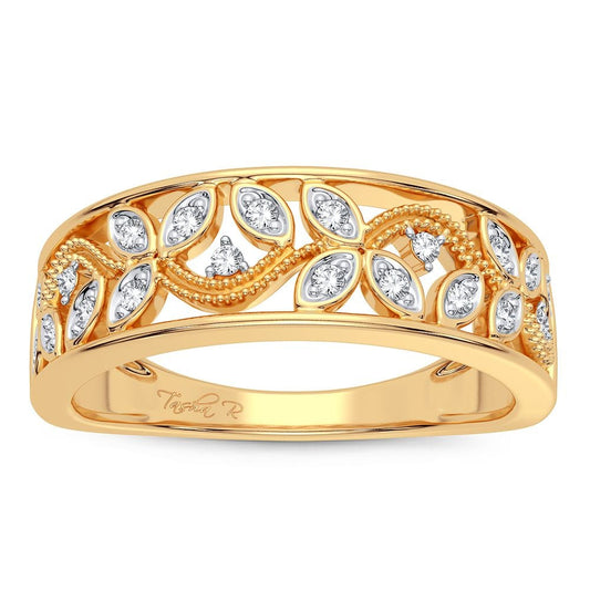 0.10 ct Diamond Band in 14K Gold