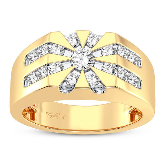 1.00 ct Men's Diamond Ring in 10K Gold