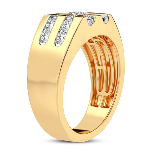 1.00 ct Men's Diamond Ring in 10K Gold