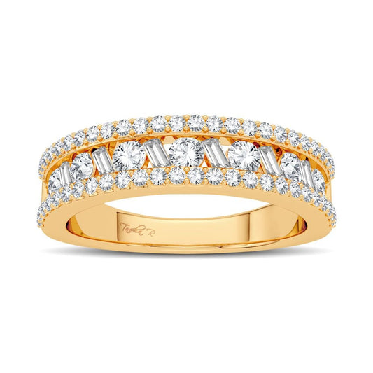 0.75 ct Diamond Band in 14K Gold