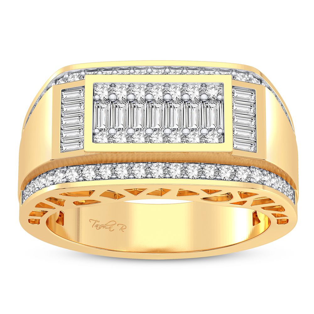 1.00 ct Men's Diamond Ring in 14K Gold