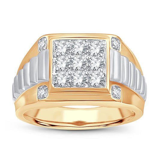 1.00 ct Men's Diamond Ring in 14K Gold