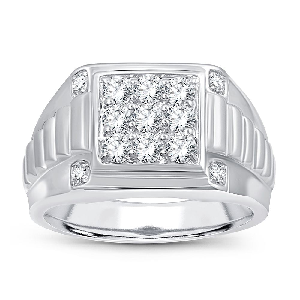 1.00 ct Men's Diamond Ring in 14K Gold