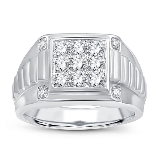 1.00 ct Men's Diamond Ring in 14K Gold
