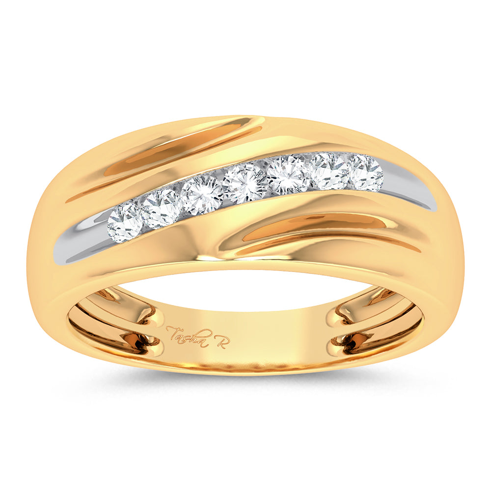 0.25 ct Men's Diamond Ring in 14K Gold