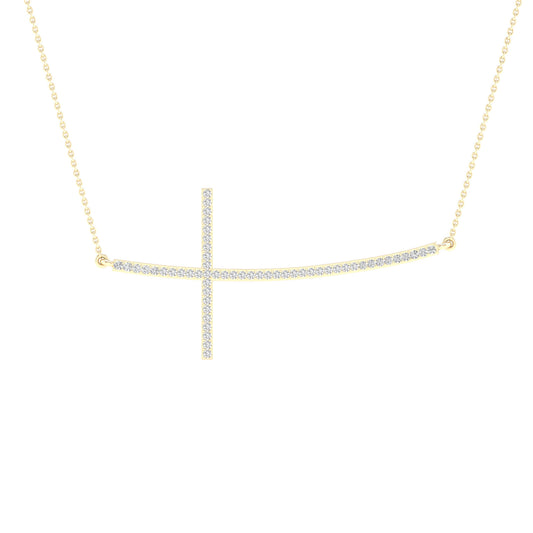 0.15 ct Diamond Necklace in 10K Gold