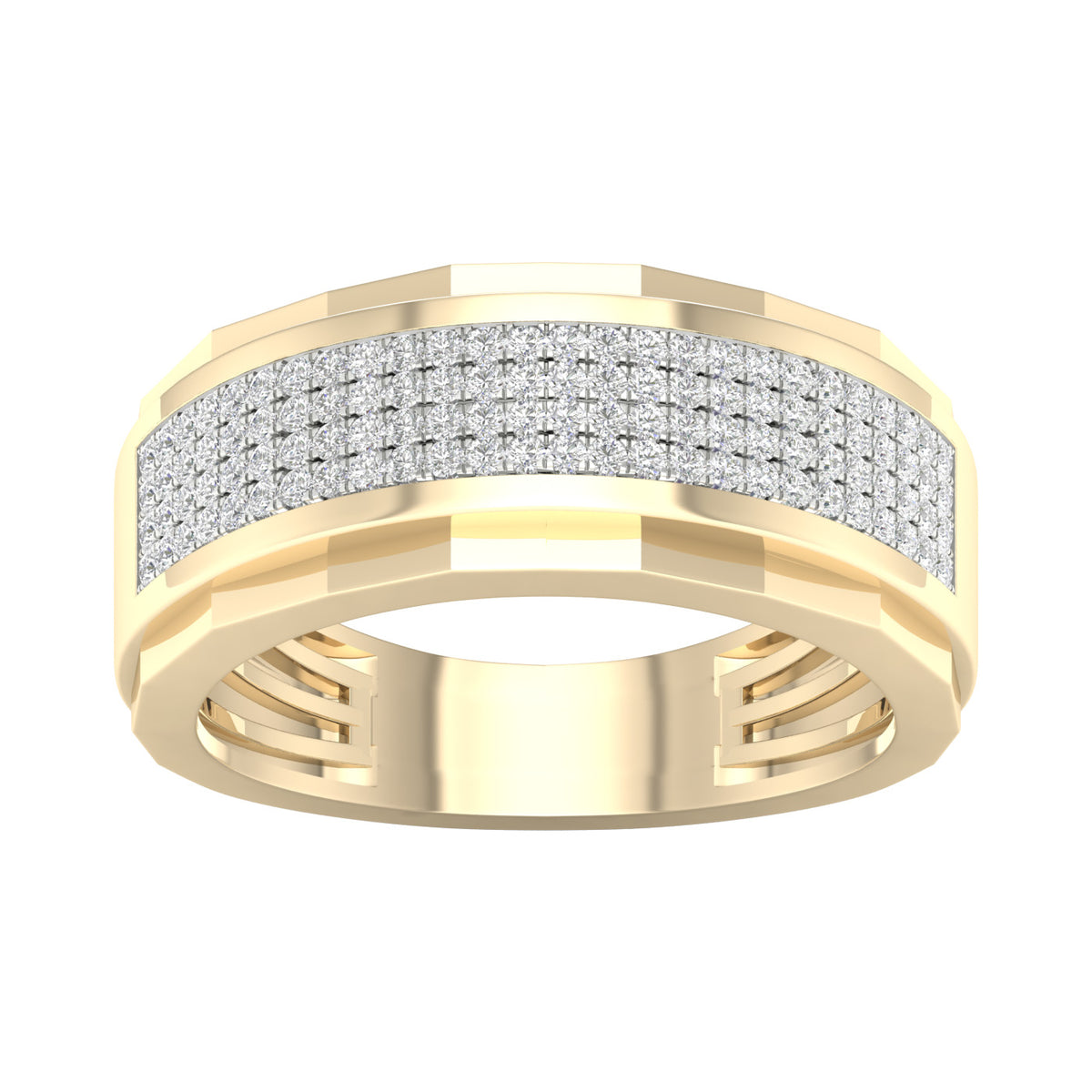 0.35 ct Men's Diamond Ring in 10K Gold