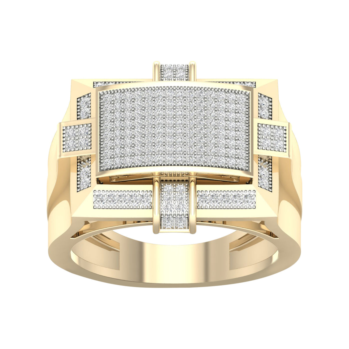 0.50 ct Men's Diamond Ring in 10K Gold