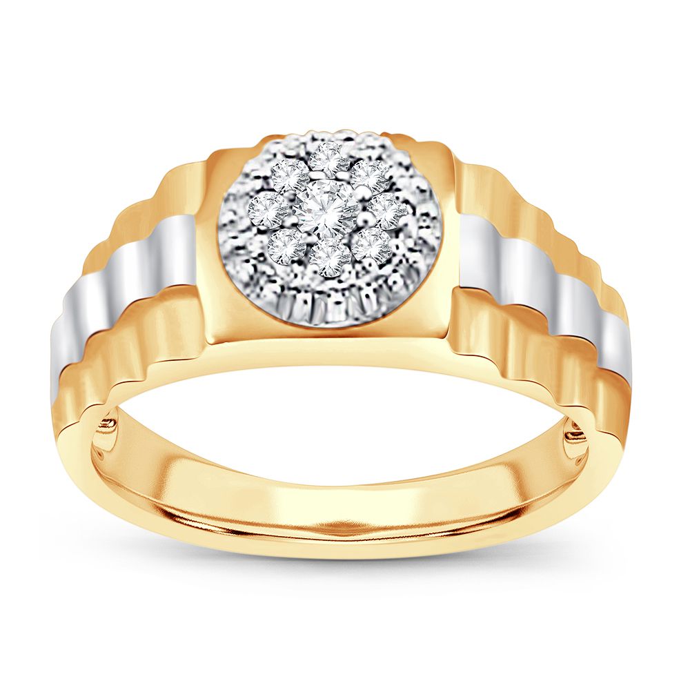 0.25 ct Men's Diamond Ring in 10K Gold