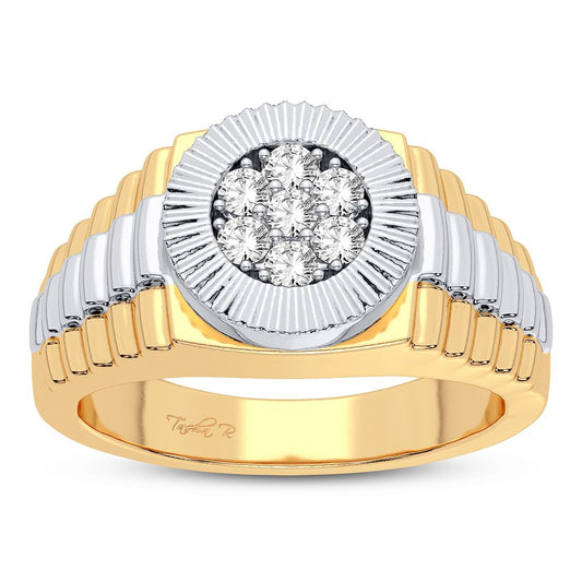 0.50 ct Men's Diamond Ring in 14K Gold
